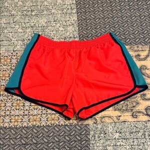 Danskin Coral, Navy, and Teal Women's Athletic Shorts
